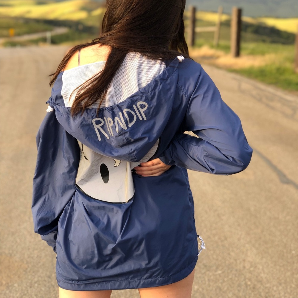 Reflective RIPNDIP Smiley Wind-Breaker